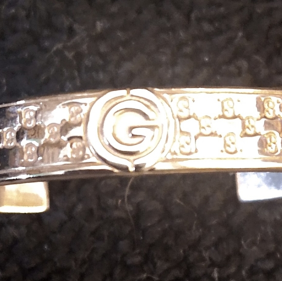 Gucci 925 Silver Cuff Bracelet - Picture 1 of 3